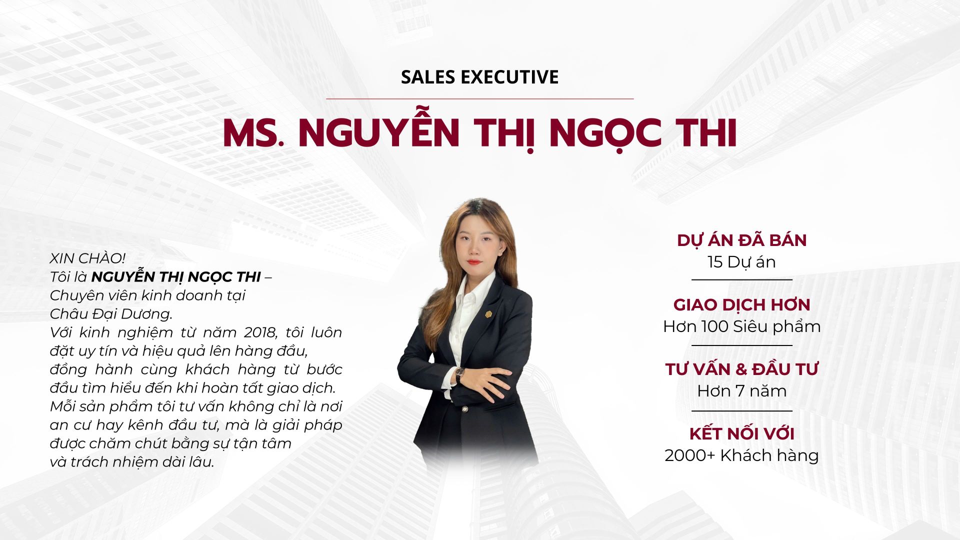 Nguyễn Thị Ngọc Thi Sales Executive