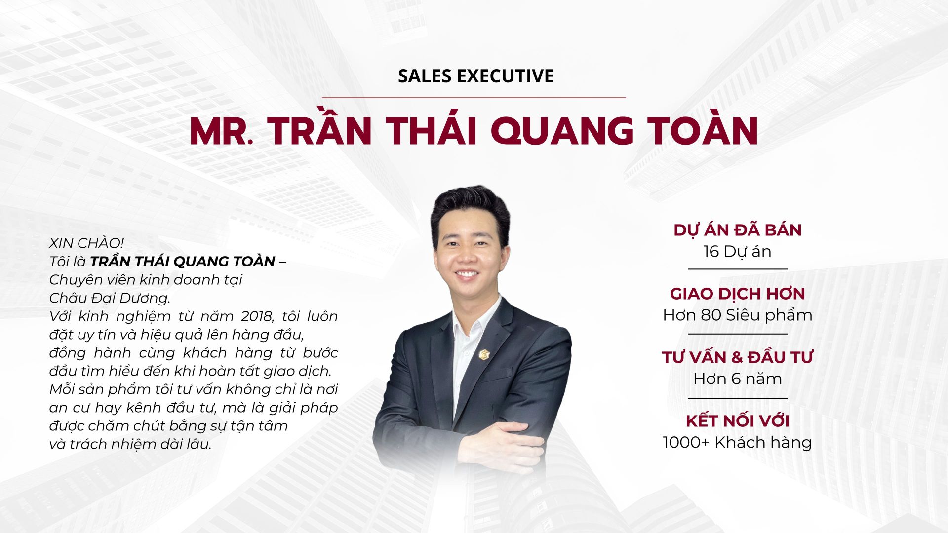 Trần thái quang toàn sales executive