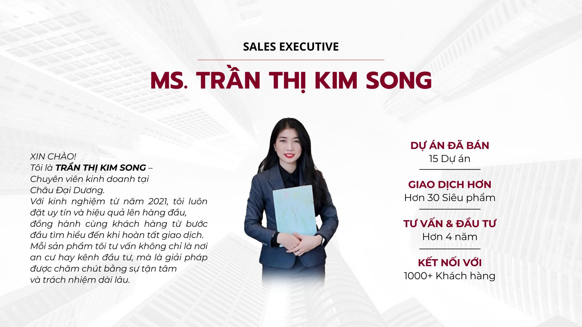 Trần Thị kim song sales executive