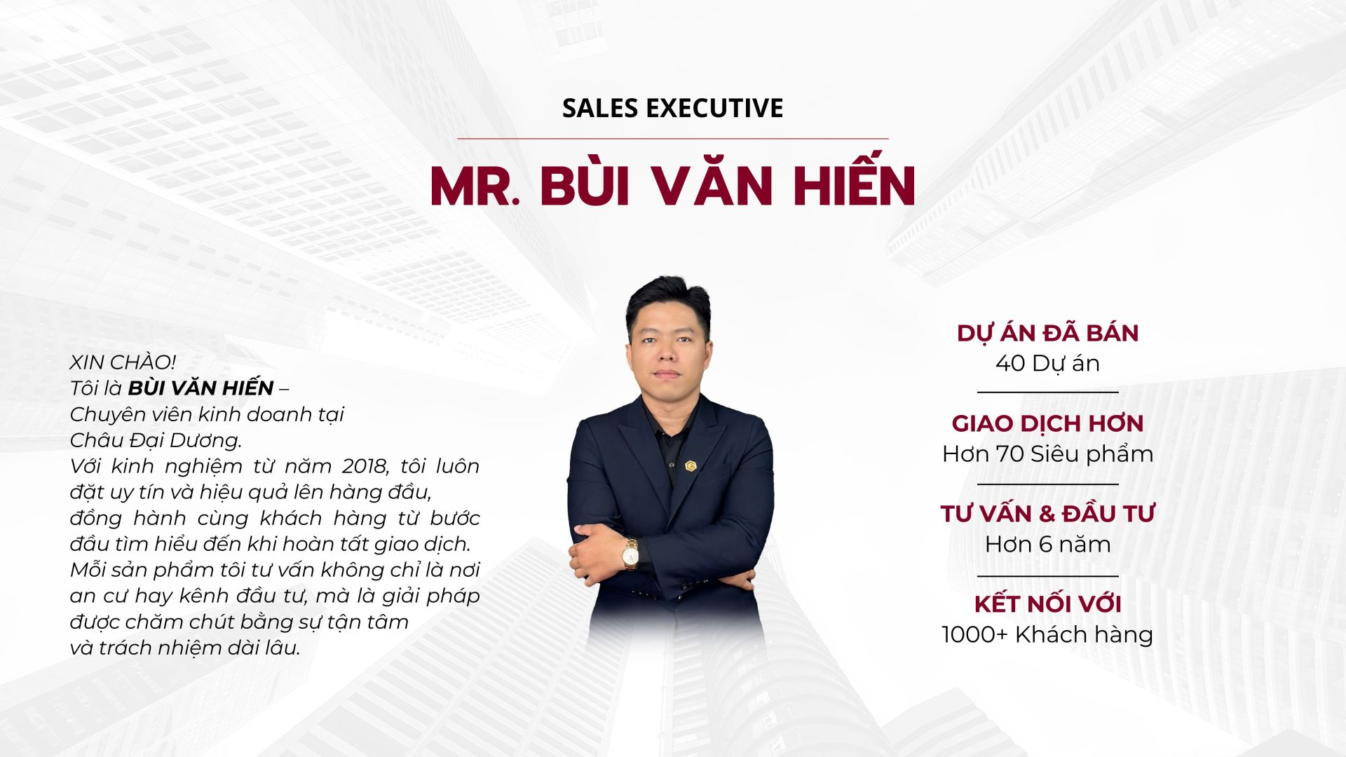 Bùi văn hiến sales executive