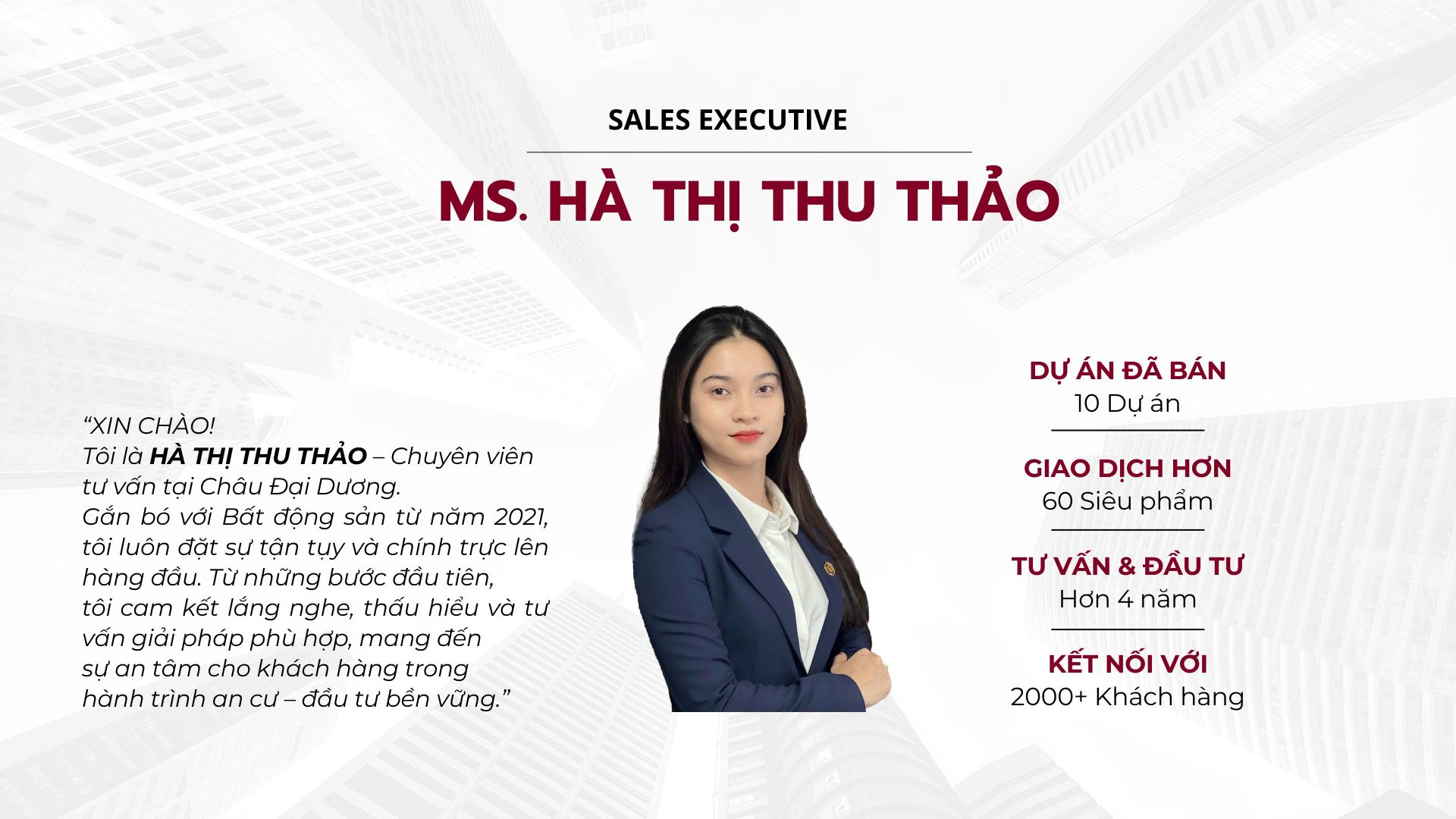 Hà thị thu thảo sales executive