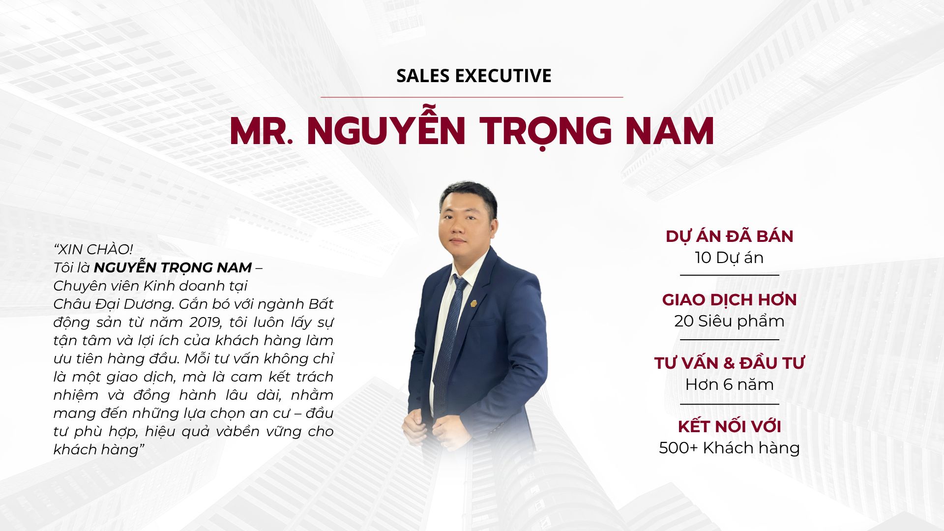 Nguyễn trọng nam sales executive