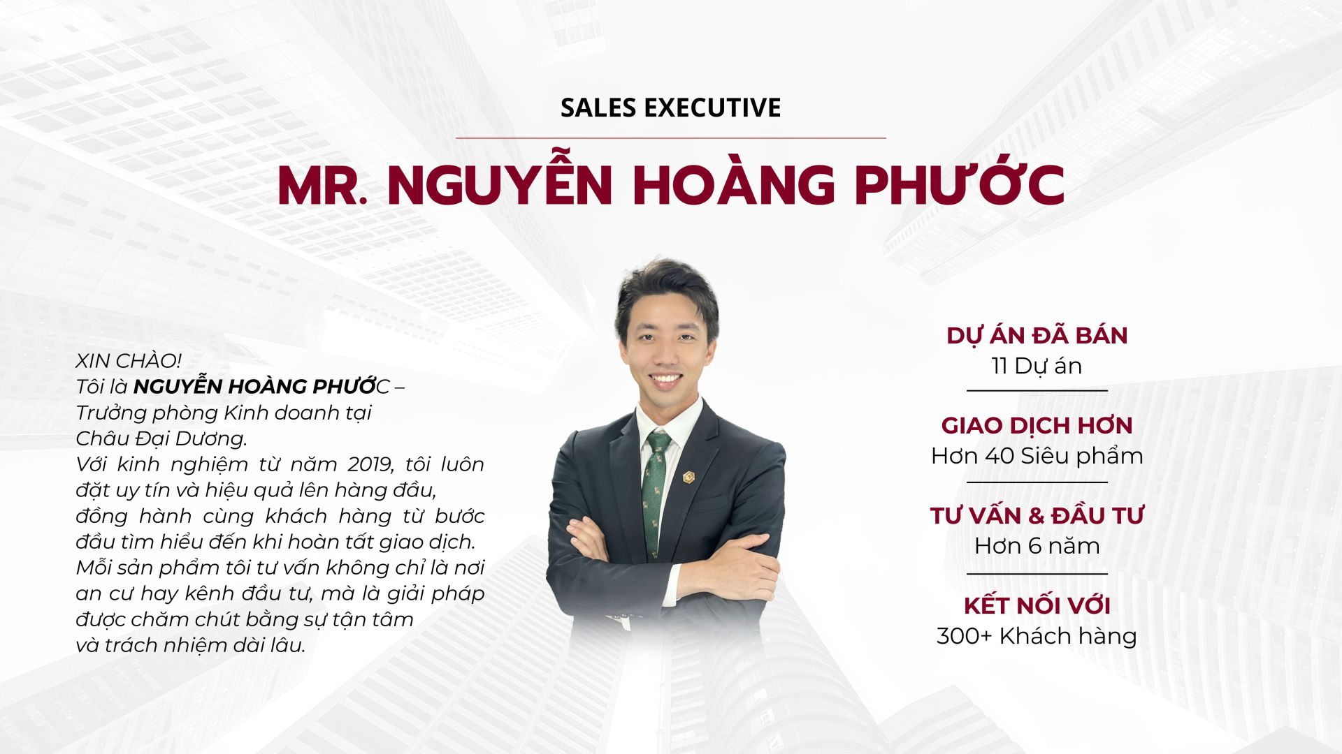 Nguyễn hoàng phước sales executive