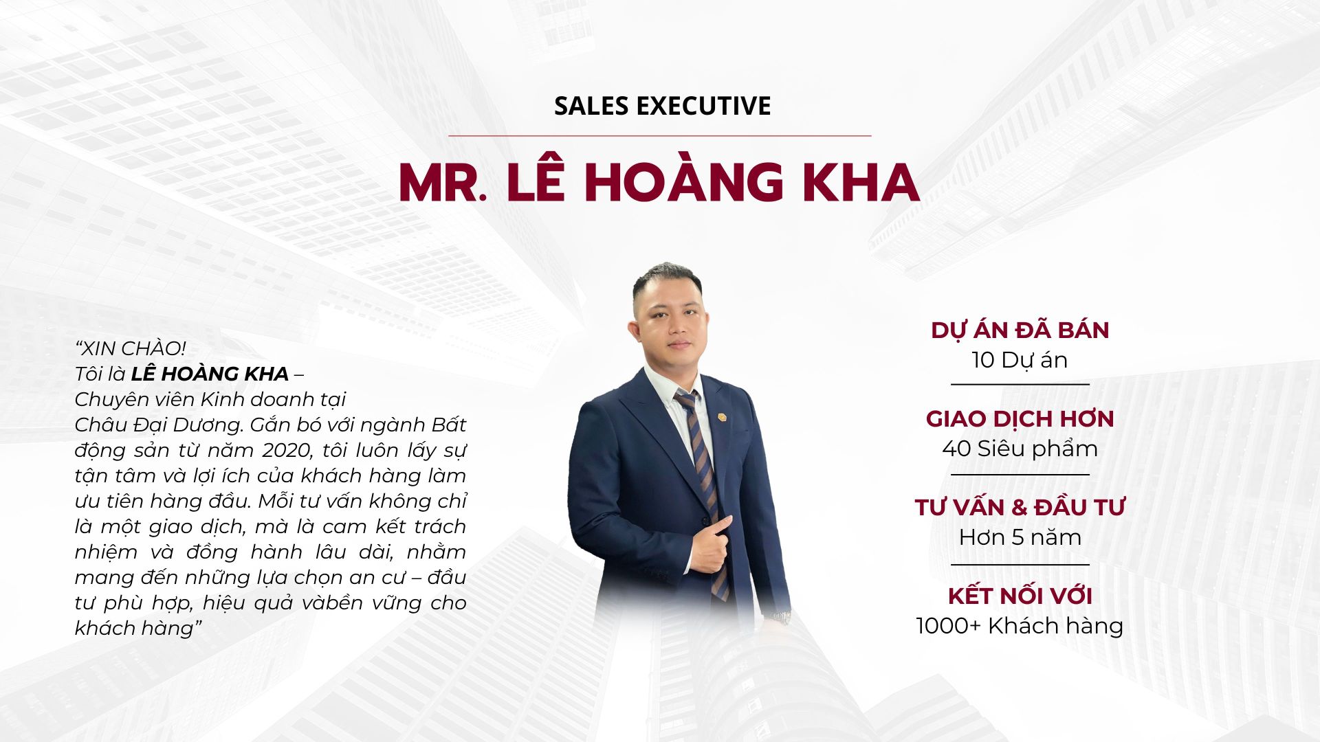 Lê hoàng kha sales executive
