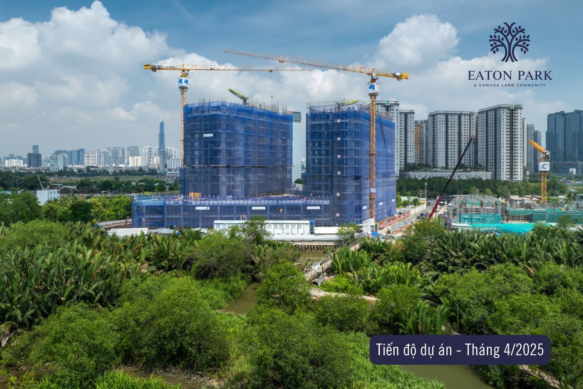 Tiến độ dự án Eaton Park tháng 4-2025 1