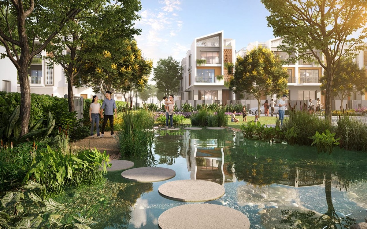 Công viên xanh tại dự án The Meadow