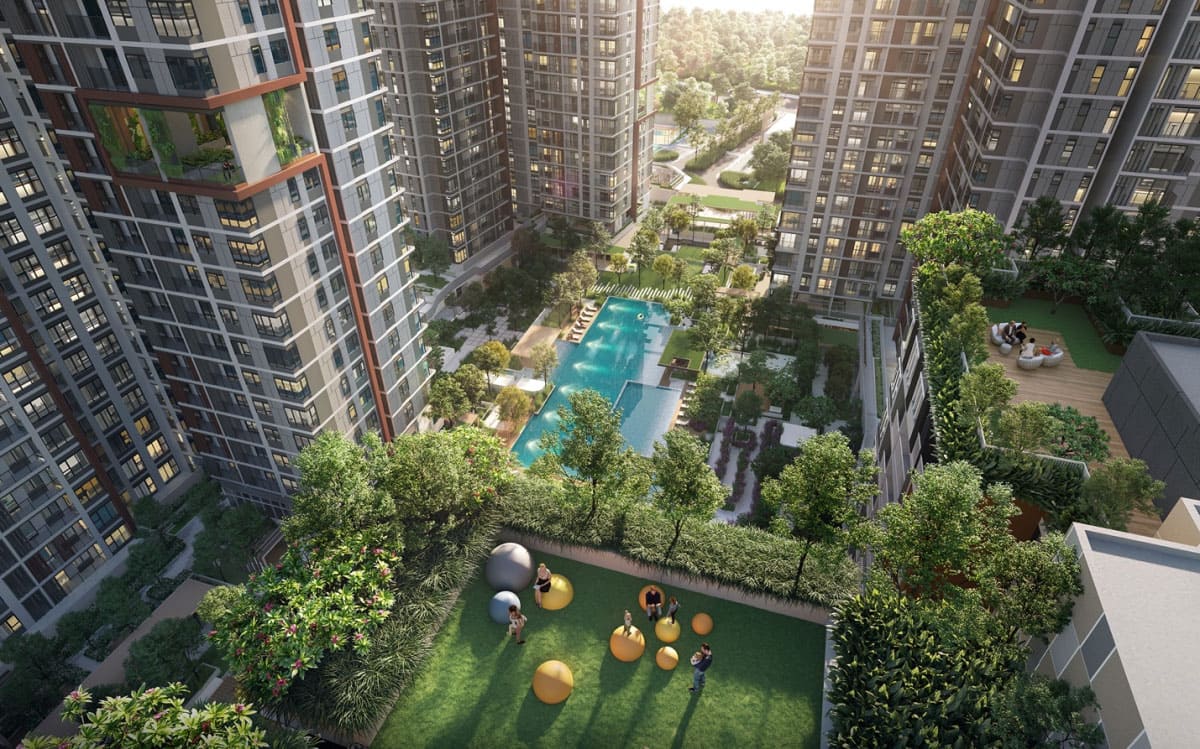 Mảng xanh len lỏi khắp dụ án Elysian