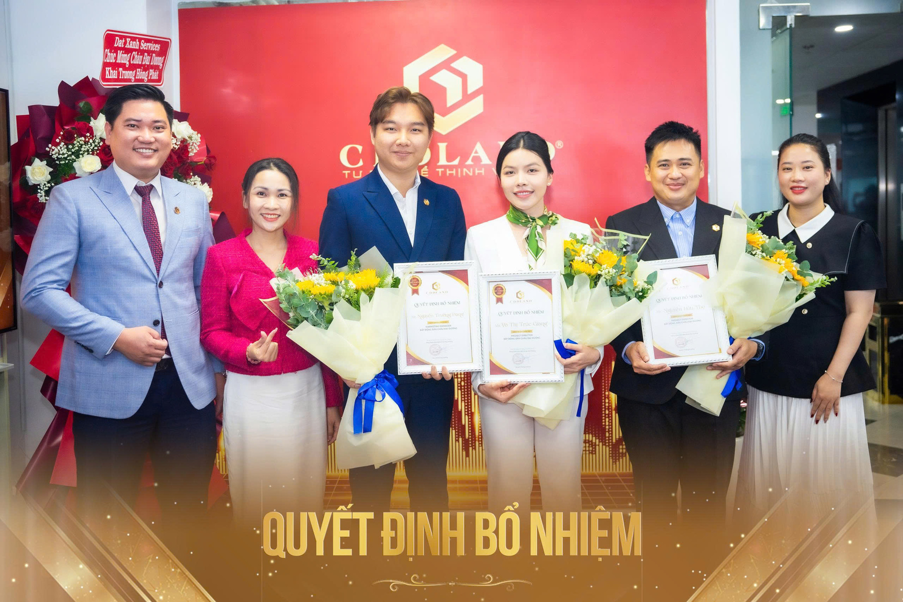 Châu Đại Dương quyết định bổ nhiệm các vị trí quản lý cấp cao