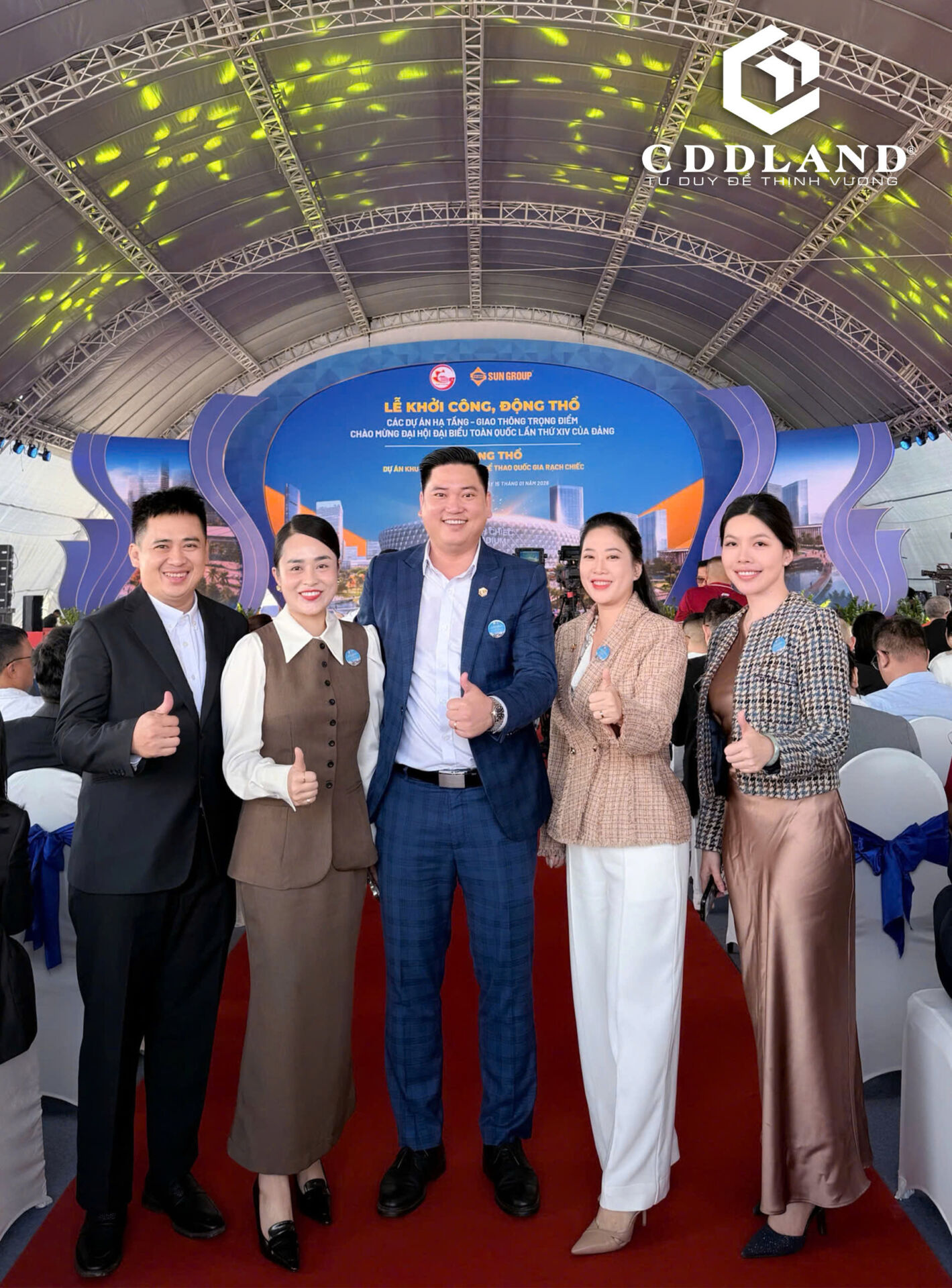 Châu Đại Dương tham dự dự lễ khởi công các dự án hạ tầng trọng điểm tại TP.HCM