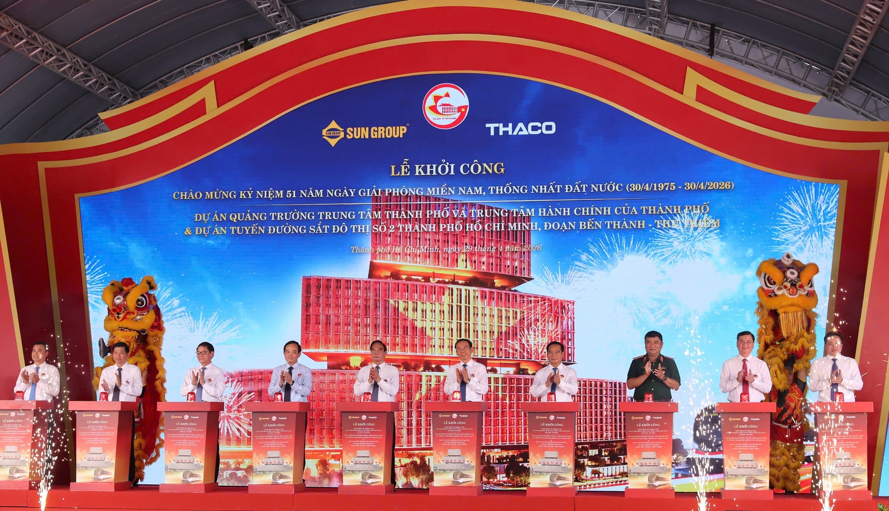 TP.HCM khởi công 4 dự án tổng vốn 142.000 tỷ đồng
