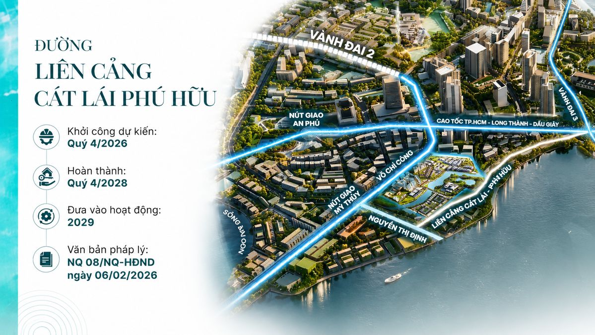 Gladia Heights hưởng lợi trực tiếp từ hạ tầng giao thông trọng điểm khu Đông, gia tăng giá trị 