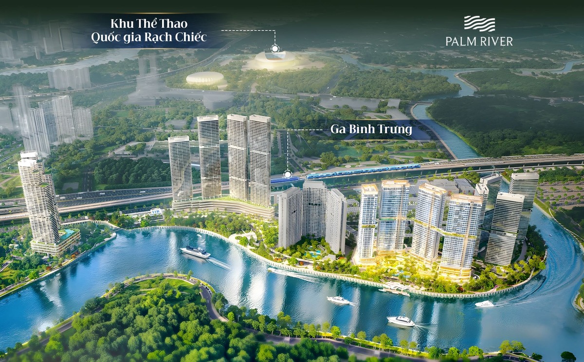 Phối cảnh dự án Palm River
