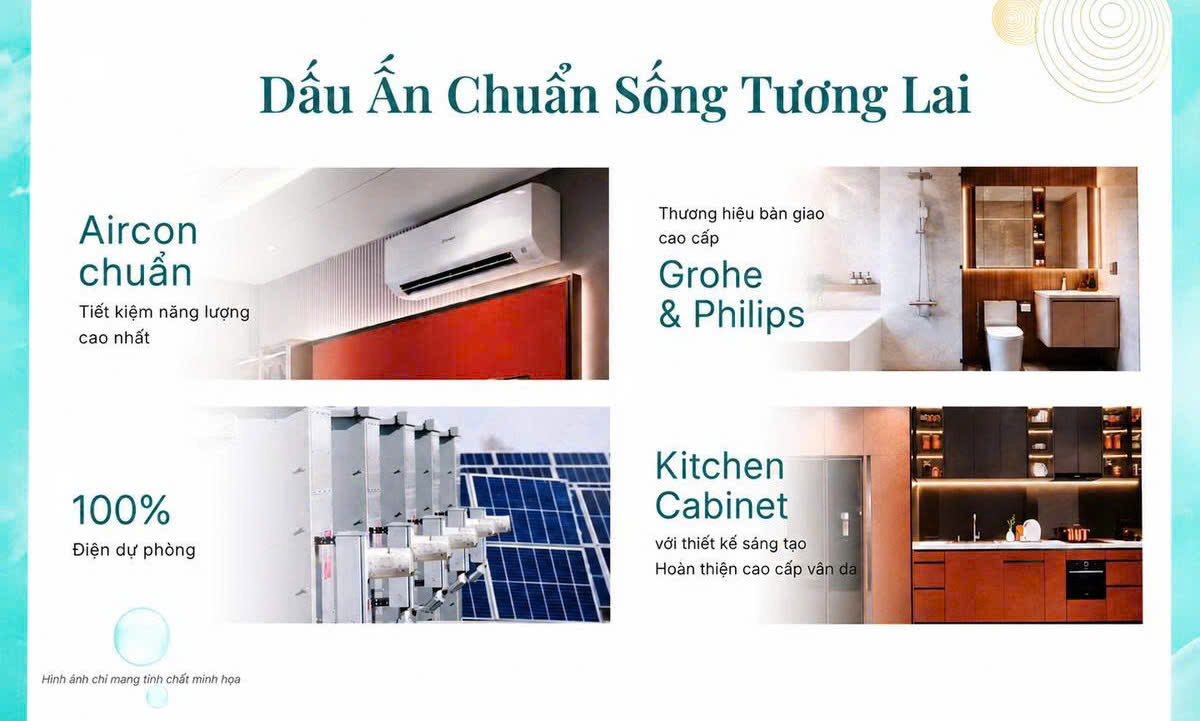 Vật liệu bàn giao căn hộ Gladia Heights 