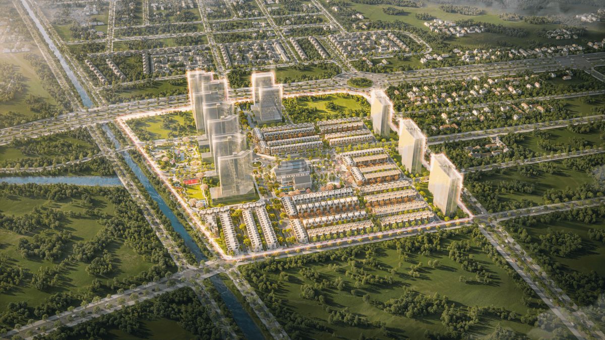 Phối cảnh khu đô thị Springville Nhon Trạch